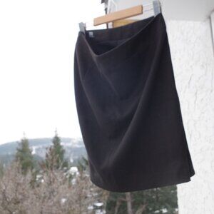 Cute Black Mini Skirt By Donna